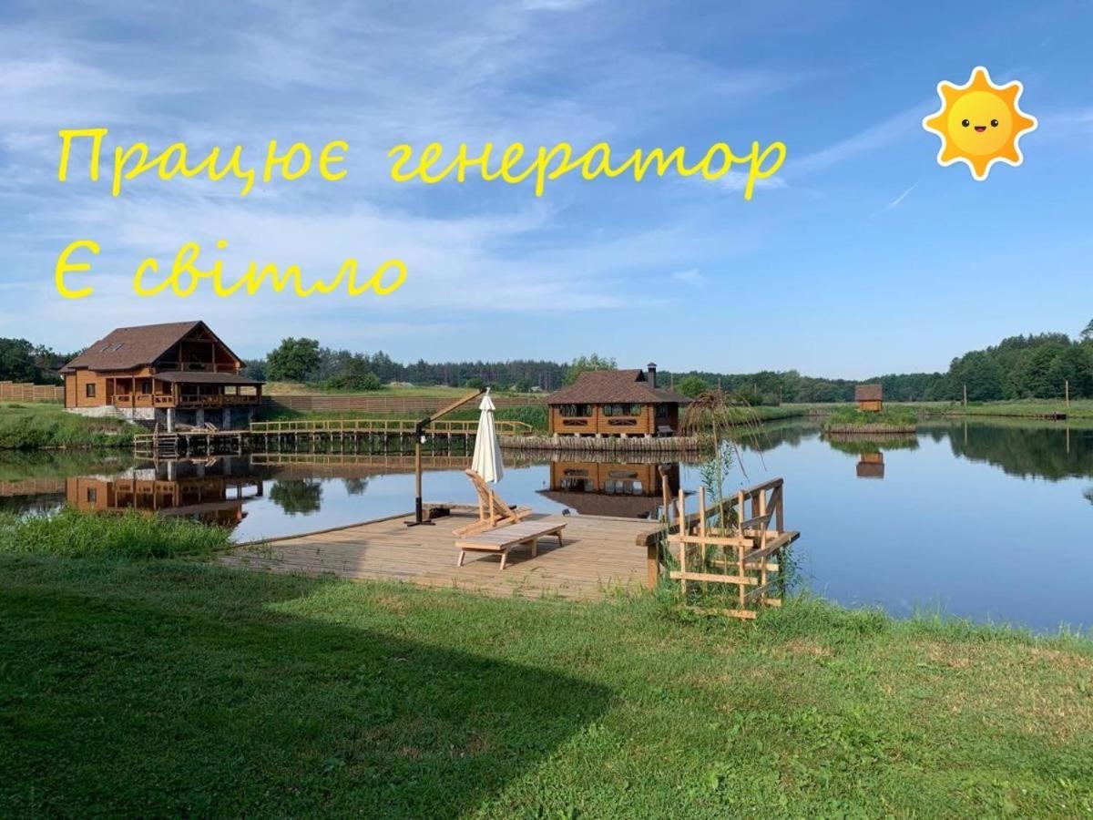 Guesthouse On The Lake With Bathhouse 70 Km From Kiev Makariv Exteriör bild